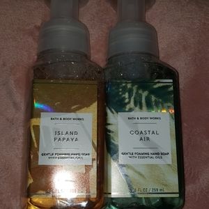 Bath & Body Works Foaming hand soap 2pc set